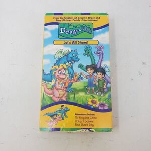 Dragon Tales Let's All Share! VHS Columbia TriStar Home Video NTSC 2000